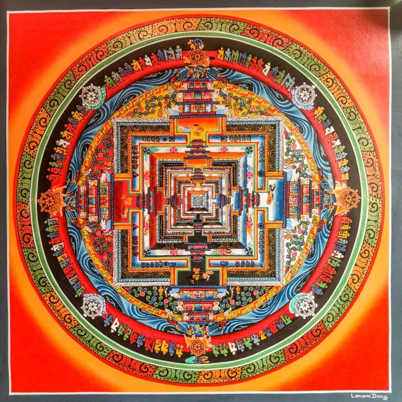 Kalachakra Mandala Thangka