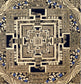 Golden Kalachakra Mandala Thangka