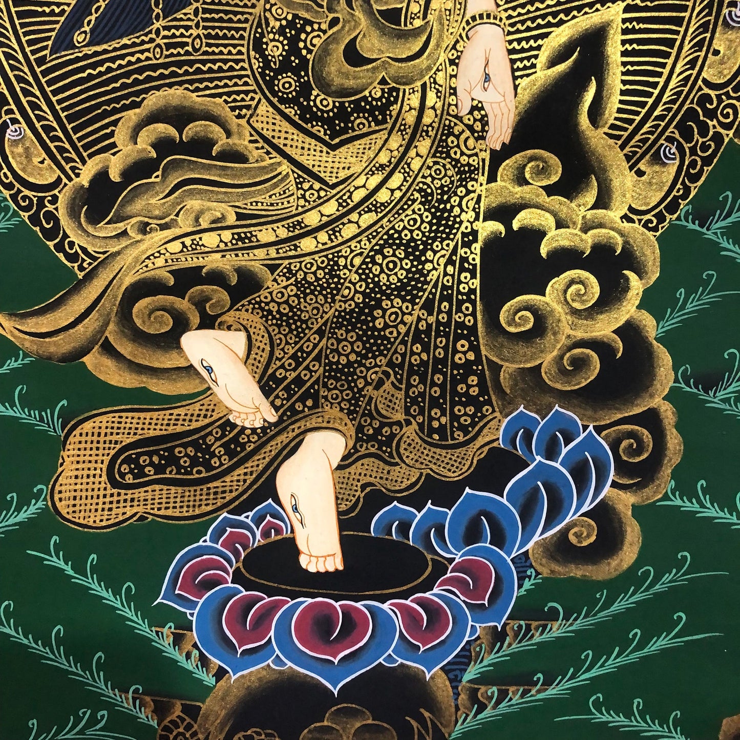 White Tara Thangka Painting