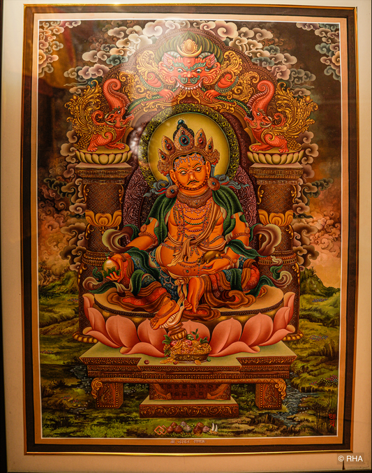 Jambhala Tibetan Thangka Painting