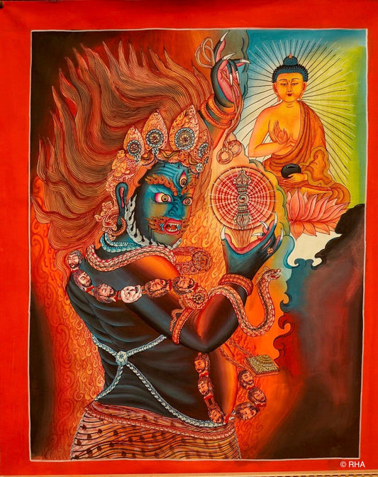 Vajrapani Thangka Painting