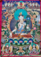 White Tara Thangka Painting